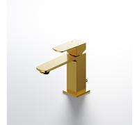 Steinberg Serie 342 mezclador de lavabo, con juego de desagüe, proyección 120mm, 3421000BG, Color: Oro cepillado