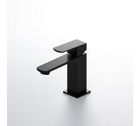 Steinberg Serie 342 Mezclador de lavabo, sin juego de desagüe, proyección 120 mm, 3421010S, Color: negro mate