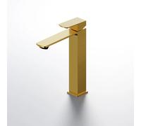 Steinberg Serie 342 Mezclador de lavabo, sin juego de desagüe, proyección de 170 mm, 3421700BG, Color: Oro cepillado