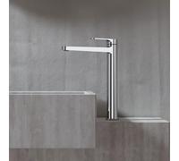 Steinberg Serie 343: Grifo monomando para lavabo, sin kit de desagüe, altura de 30,1 cm