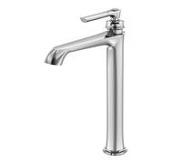 Steinberg Serie 350 grifería de lavabo, alta, independiente, sin desagüe automático, 170 mm de alcance, 3501700, Color: cromado