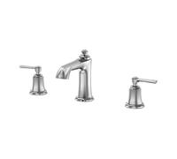 Steinberg Serie 350 grifería de lavabo de tres agujeros, con juego de desagüe, alcance 130 mm, 3502000, Color: cromado