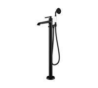 Steinberg Serie 350 grifería para bañera, de instalación independiente, 230 mm de alcance, 3501162S, Color: negro
