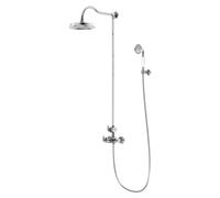 Steinberg Serie 350 sistema de ducha, juego completo con termostato, 3502721, Color: cromado