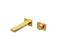 Steinberg Serie 390 grifería de lavabo, iflow, totalmente electrónica, oculta, 175 mm de alcance, 3901816BG, Color: Oro cepillado