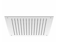 Steinberg Serie 390 Relax Rain ducha de techo, instalación en techo, Easy-Clean, 550x550mm, 3906512, Color: Acero inoxidable pulido