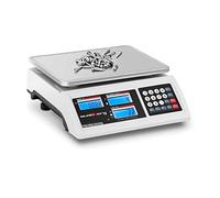 Steinberg Systems Balanza Cuentapiezas Báscula Digital SBS-ZW-3005 (Rango de pesaje: 2 g - 30 kg, Precisión: 0,5 g, Plato de 22,8 x 28 cm, Batería 80 h)