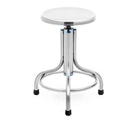Steinberg Systems SBS-LF-100 - Taburete de laboratorio (acero inoxidable, 150 kg, giratorio)