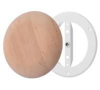 Steinberg14 Difusor de Madera para Sauna - 100mm Válvula de Aire Regulable para Pared y Techo - Difusor Universal de Impulsión y Extracción de Aire - Rejilla de Ventilación