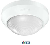 STEINEL Detector de Movimiento Infrarrojo Is 360-3 Blanco, 360 °, Alcance 12M /#