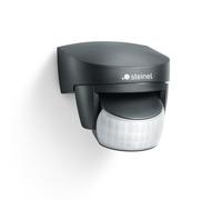 Steinel Detector de Movimiento IS 2140 Eco Negro, detección de 140°, Alcance máx. 14 m, para LED máx. 250 W, IP54, Exterior e Interior