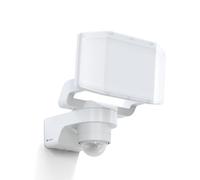 Steinel Foco exterior LED XLED PRO Expanse S blanco, foco panorámico | detector de movimiento 240°/12 m, panel LED totalmente orientable, 14,3 W, 3000 K, IP54