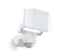 Steinel Foco exterior XLED PRO Expanse SC blanco, detector de movimiento 240°/12 m, Bluetooth Mesh, panel LED totalmente orientable, 3000K, IP54