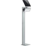 STEINEL GL-S, Iluminación exterior tipo farola, color plateado, aluminio, plástico, IP44, ideal para: entrada, garaje, jardín, terraza, clase III