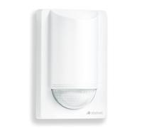 Steinel IS 2180 Eco Detector de Movimiento Blanco, Sensor de Pared | sensor PIR 180°/12 m, carga de conmutación LED 350 W, protección antideslizamiento