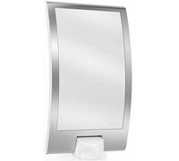 Steinel Lámpara de pared exterior L 22 – Detector 180° orientable, alcance 10 m, 60 W, blanco-plata
