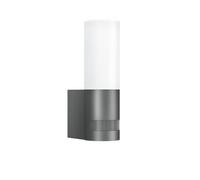 Steinel Lámpara LED exterior L 605 S – sensor 180°, 10 m, 11,3 W, 729 lm, aluminio, gris antracita