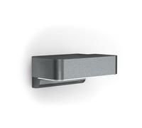 Steinel L 800 C Lámpara LED de pared para exteriores, en color antracita, sin sensor, con iluminación descendente, luz blanca cálida y conectable por Bluetooth y aplicación