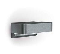 Steinel L 800 SC Lámpara LED de pared Connect para exteriores, aluminio, antracita, con consumo de 7,5 W y sensor de movimiento iHF de 160°, conectable y controlable a través de una aplicación