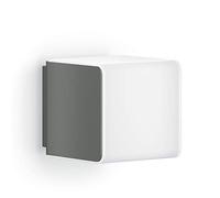 Steinel L 830 SC Lámpara LED de pared para exteriores, antracita, con plástico resistente a los rayos UV, sensor de movimiento iHF de 160°, 9,1 W, conectable y controlable a través de una aplicación