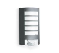 Steinel Aplique de pared L 12 con detector de movimiento 180° Antracita E27 60 W