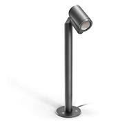 Steinel Lámpara de pie exterior Spot Way C 24 V, RGBWW, 16 millones de colores, sensor crepuscular, regulable, control por app, Plug & Play, IP65
