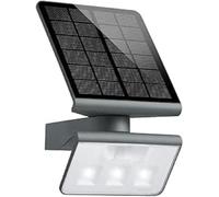 Steinel LED lámpara solar XSolar L-S ONE antracita, aplique, sensor de movimiento, luz nocturna, luz solar para jardín, batería recargable de 2500 mAh