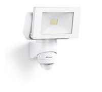 Steinel LS 150 S Foco LED para exteriores, en color blanco, orientable, con sensor de movimiento de 240°, alcance máximo de 12 metros, consumo de 14,7 W, intensidad de 1375 lúmenes y color de 4000 K