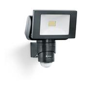 Steinel LS 150 S Foco LED para exteriores, orientable, en color negro | con sensor de movimiento de 240°, alcance máximo de 12 metros, consumo de 14,7 W, intensidad de 1375 lúmenes y color de 4000K