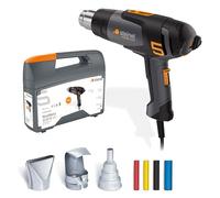 Steinel Pistola de aire caliente HM 2120 E Set, in oquillas y tubo termorretráctil, pistola de aire caliente 2200 W, 80°-650°C, calefacción cerámica