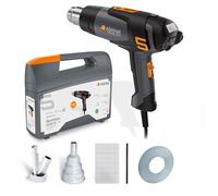 Steinel Pistola de aire caliente HM 2320 E Set de reparación de automóviles, in oquillas y consumibles, 2300 W, temperatura 80°-650°C, calentador cerámico, modo ECO