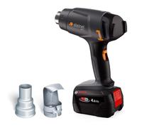 Steinel Pistola de aire caliente inalámbrica MH 1 | incluye batería Bosch PFA 4.0 Ah 18V, decapador térmico inalámbrico, 2 niveles de temperatura 300 °C/450 °C
