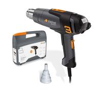 Steinel set de pistola de aire caliente con cable HM 2020 E, boquilla reductora incluida, pistola de calor de 2200 W, pantalla LCD, temperatura 80°-630°C