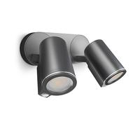 Steinel Lámpara de pared exterior Spot DUO ST058654 2x15 W Antracita