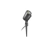 Steinel Spot Garden Foco LED de suelo, fabricado en aluminio, en color antracita, orientable, con consumo de 6,7 W, estaca e intensidad de 512 lúmenes