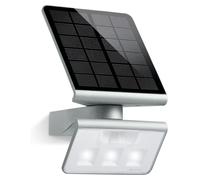 STEINEL ST 671013, Lámpara de pared para exteriores, plateada, de plástico, IP44, ideal para entrada, garaje, jardín, terraza, clase III