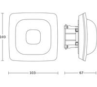 STEINEL STEIN: Detector de presencia infrarrojo de empotrar, compatible con KNX V3.5