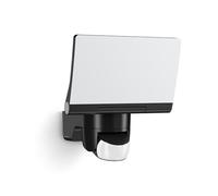 Steinel XLED Home 2 S Foco LED, negro, orientable, con consumo de 13,7 W, sensor de movimiento de 180°, alcance de 10 metros, intensidad de 1550 lúmenes y controlable a través de una aplicación