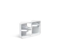 Steinel XLED Home 2 Soporte de pared esquinero para foco LED, en color blanco, accesorio para fijación en esquinas interiores y exteriores