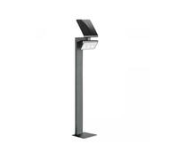 Steinel XSolar GL-S Lámpara solar para jardines y accesos, en color antracita, con altura ajustable, sensor de movimiento y luz nocturna