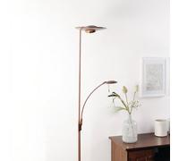 Steinhauer Lámpara de pie LED color bronce Zenith, dimmer