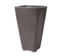Step2 Bridgeview Jardinera Grande Cedro oscuro | Macetero / Jardinera de plastico marron para jardin / balcon / terraza