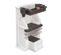 Step2 Mobile Helper Torre de aprendizaje de plastico | Torre de observacion con estante, portavasos y espacio de almacenamiento | ajustable en 3 niveles | 47 x 57 x 88 cm - a partir de +1,5 anos