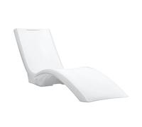 Step2 Vero Pool Lounger - Tumbona de piscina de plastico - Blanca | Tumbona con base lastrable de plastico uV20 - para una profundidad del agua de hasta 30,5 cm | Tumbona para exterior/jardin