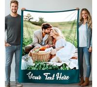 Stepdiy Manta Personalizada con Fotos de 75x100cm - Regalo Original para Cumpleaños (1 Foto)