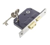 Sterling MLS525N - Cerradura para Puertas (67 mm, 5 Puntos, níquel)
