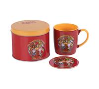 Steven Rhodes Imaginary Friends Juego de Tazas Borgoña