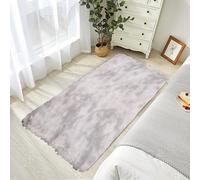 STGAO Alfombra Mullida 110 x 220 cm Diferentes Tamaños Alfombras de Interior sin Pérdida de Cabello Adecuado para Salón Dormitorio Sofá Suelo, Gris Claro