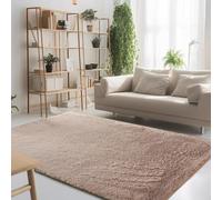 STGAO Alfombra Mullida 70 x 120 cm Diferentes Tamaños Alfombra de Cama Rectangular para Comedor, Dormitorio, Pasillo y Habitación Juvenil, Beige