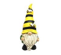 Stgbcst Elf - Figura decorativa de jardín con sombrero (abeja amarilla)